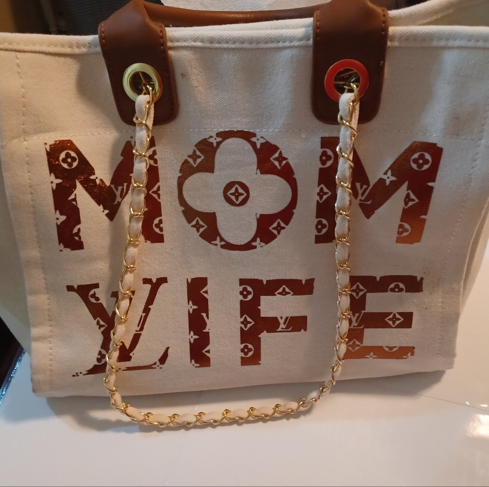 Designer inspired tote bag